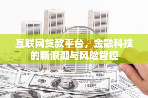 白玉互联网贷款平台，金融科技的新浪潮与风险管控