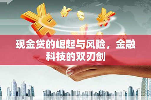 白玉现金贷的崛起与风险，金融科技的双刃剑