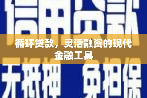 白玉循环贷款，灵活融资的现代金融工具