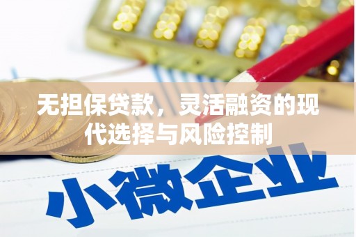 白玉无担保贷款，灵活融资的现代选择与风险控制