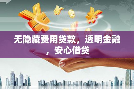 白玉无隐藏费用贷款，透明金融，安心借贷