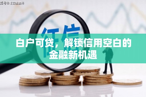 白玉白户可贷，解锁信用空白的金融新机遇