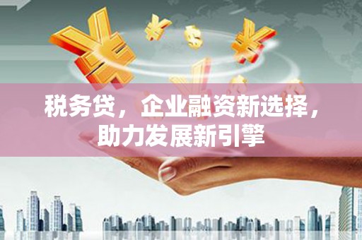 白玉税务贷，企业融资新选择，助力发展新引擎