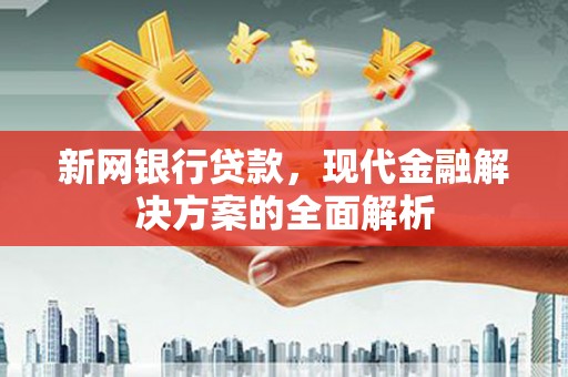 白玉新网银行贷款，现代金融解决方案的全面解析