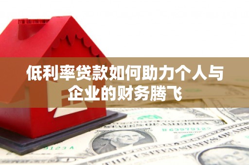 白玉低利率贷款如何助力个人与企业的财务腾飞
