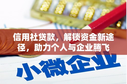 白玉信用社贷款，解锁资金新途径，助力个人与企业腾飞