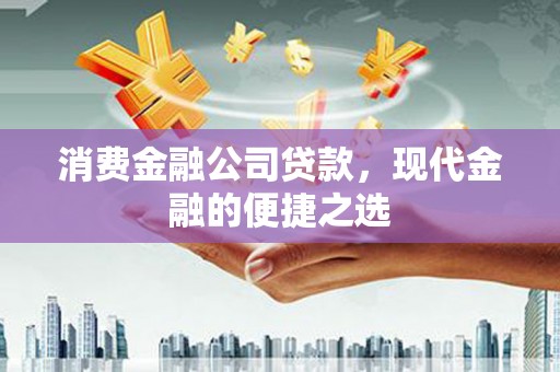 白玉消费金融公司贷款，现代金融的便捷之选