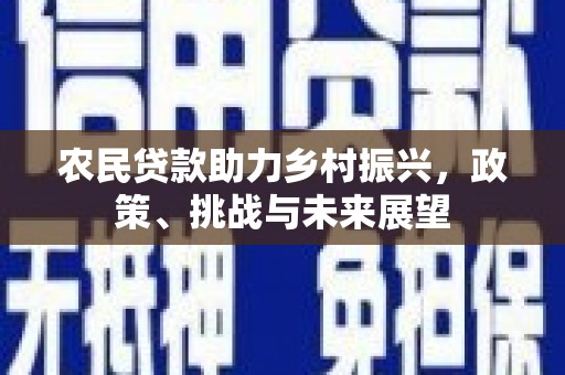 白玉农民贷款助力乡村振兴，政策、挑战与未来展望