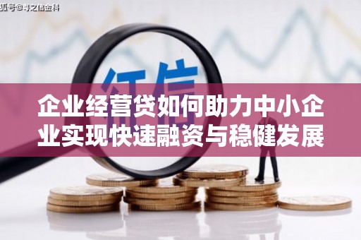 白玉企业经营贷如何助力中小企业实现快速融资与稳健发展