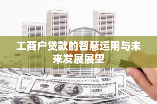 白玉工商户贷款的智慧运用与未来发展展望