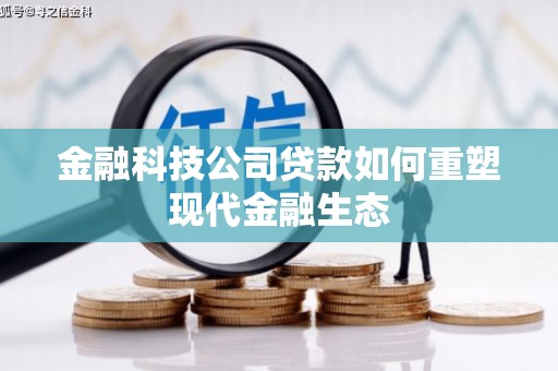白玉金融科技公司贷款如何重塑现代金融生态