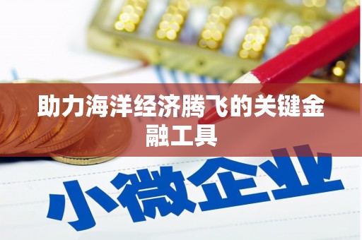 白玉助力海洋经济腾飞的关键金融工具