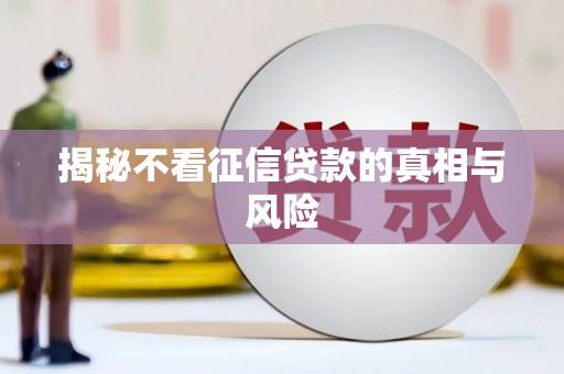 白玉揭秘不看征信贷款的真相与风险