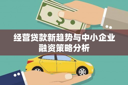 白玉经营贷款新趋势与中小企业融资策略分析